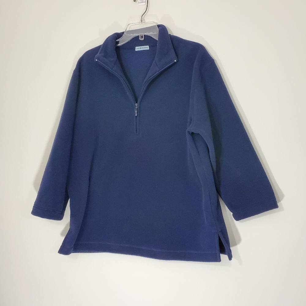 Marsh Landing Navy Fleece Pullover, Size M…
